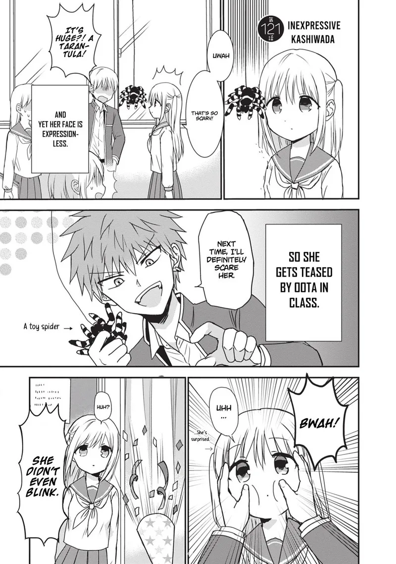 Kao ni denai Kashiwada-san to Kao ni deru Ota-kun Chapter 121 page 2