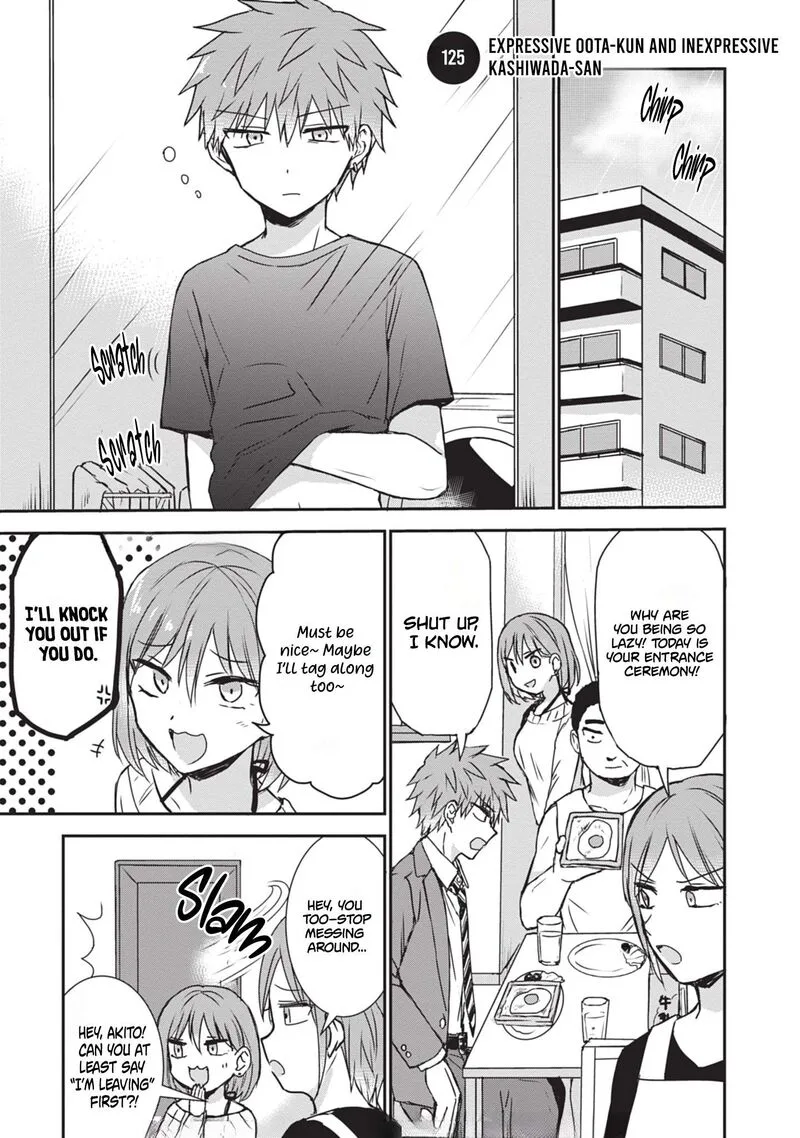 Kao ni denai Kashiwada-san to Kao ni deru Ota-kun Chapter 125 page 2