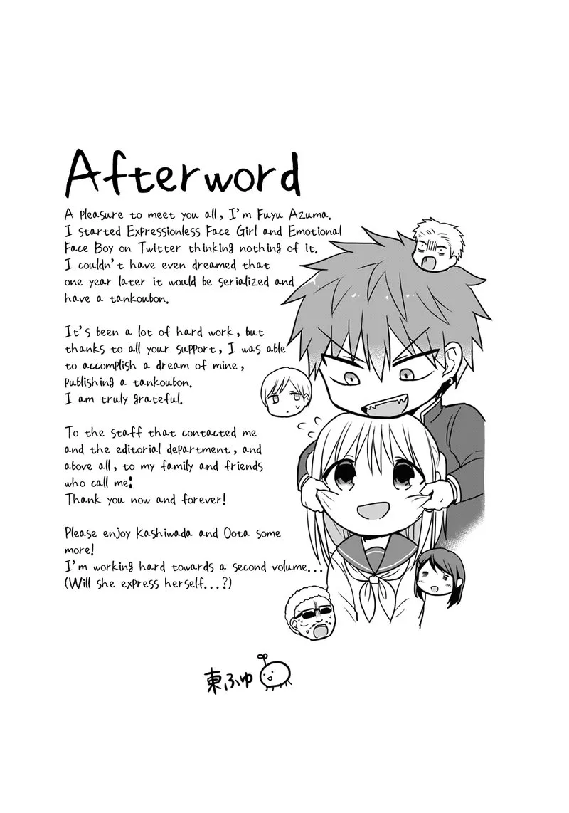 Kao ni denai Kashiwada-san to Kao ni deru Ota-kun Chapter 13.5 page 9