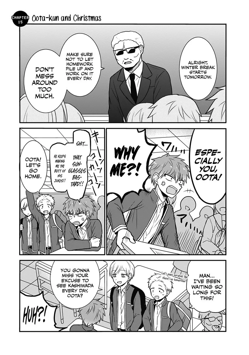 Kao ni denai Kashiwada-san to Kao ni deru Ota-kun Chapter 15 page 1