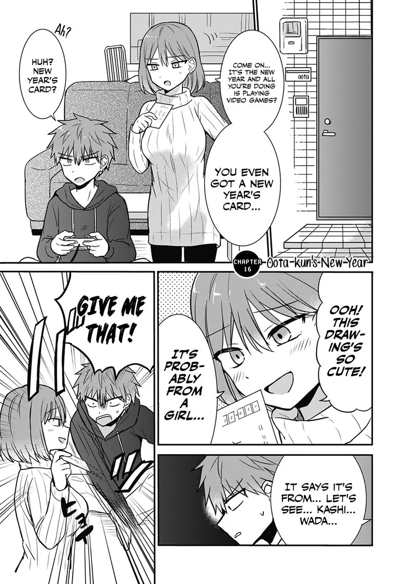 Kao ni denai Kashiwada-san to Kao ni deru Ota-kun Chapter 16 page 1