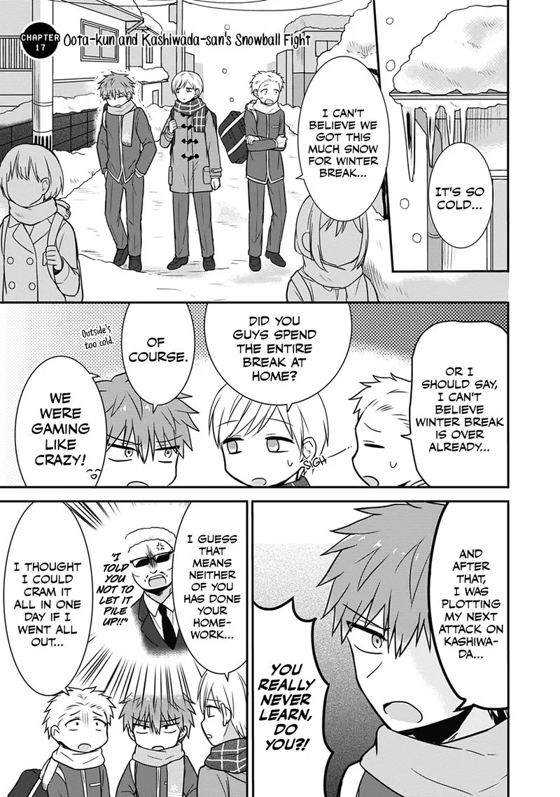 Kao ni denai Kashiwada-san to Kao ni deru Ota-kun Chapter 17 page 1