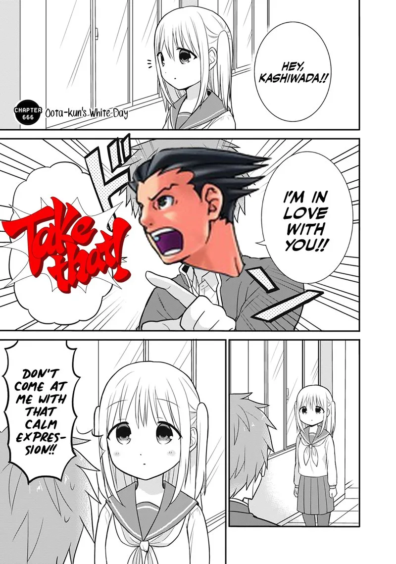 Kao ni denai Kashiwada-san to Kao ni deru Ota-kun Chapter 21 page 12