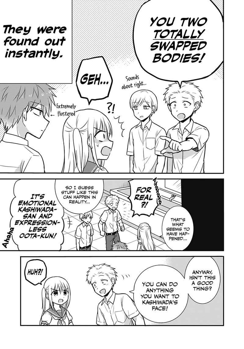 Kao ni denai Kashiwada-san to Kao ni deru Ota-kun Chapter 25.5 page 5