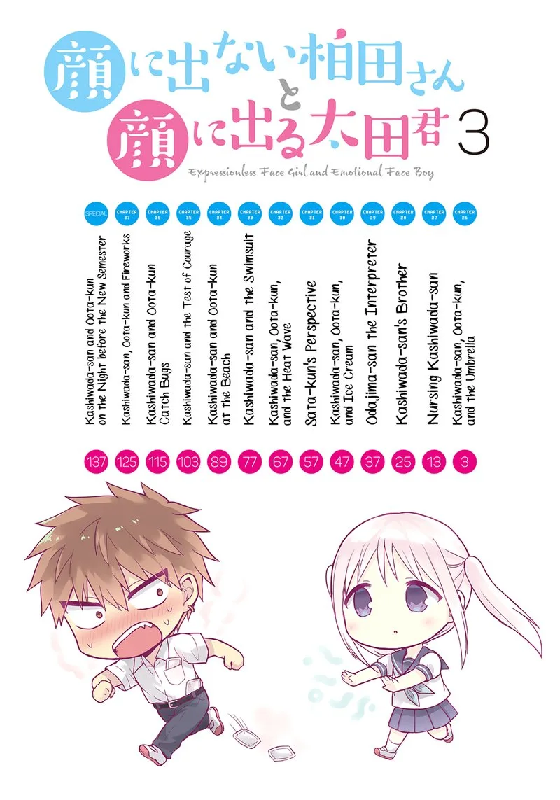 Kao ni denai Kashiwada-san to Kao ni deru Ota-kun Chapter 26 page 3