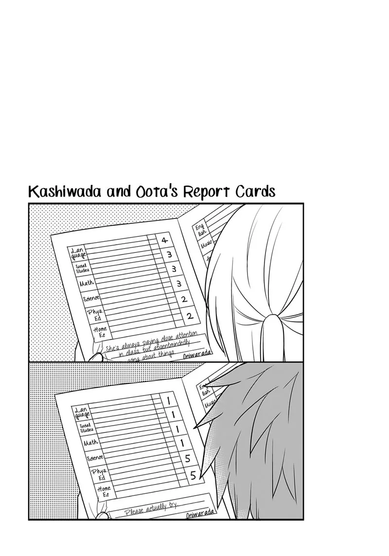 Kao ni denai Kashiwada-san to Kao ni deru Ota-kun Chapter 33 page 12