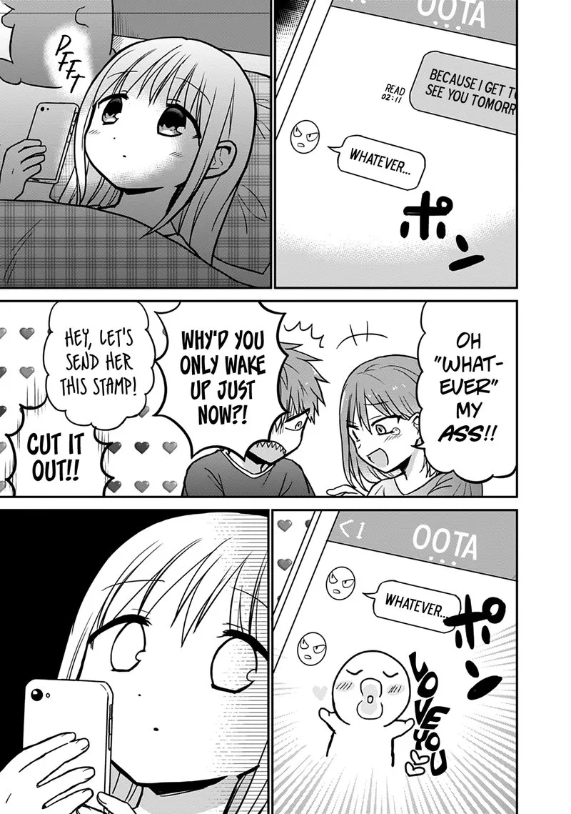 Kao ni denai Kashiwada-san to Kao ni deru Ota-kun Chapter 37.5 page 7