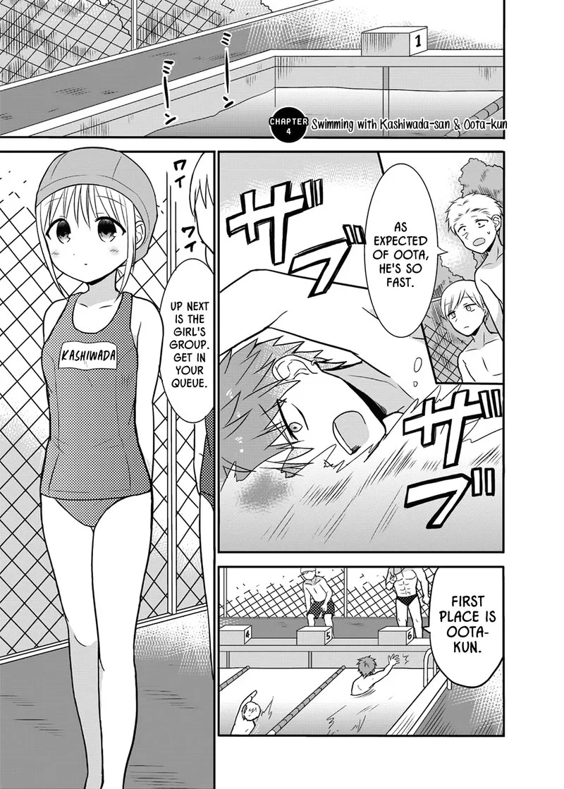 Kao ni denai Kashiwada-san to Kao ni deru Ota-kun Chapter 4 page 1