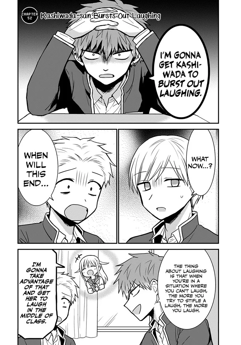 Kao ni denai Kashiwada-san to Kao ni deru Ota-kun Chapter 52 page 1