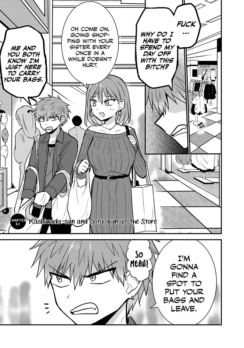 Kao ni denai Kashiwada-san to Kao ni deru Ota-kun Chapter 61 page 1