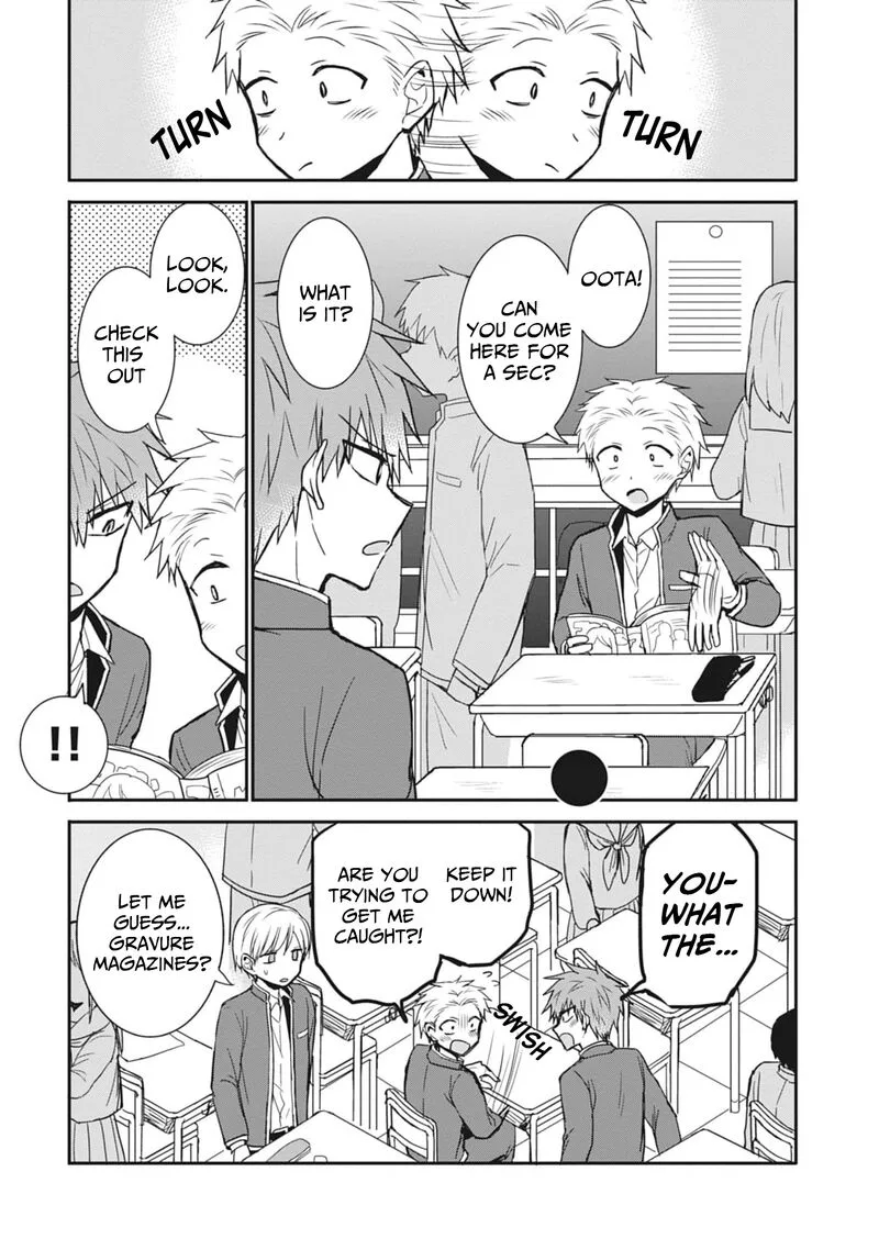 Kao ni denai Kashiwada-san to Kao ni deru Ota-kun Chapter 78 page 1
