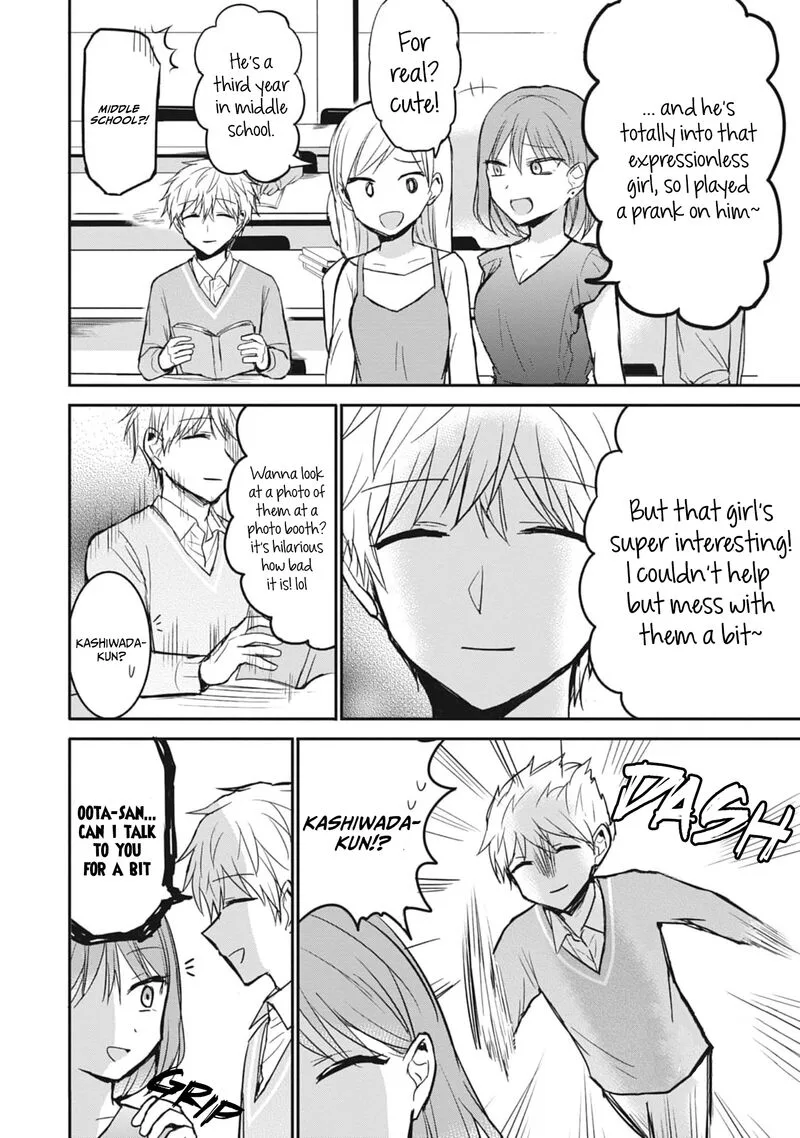 Kao ni denai Kashiwada-san to Kao ni deru Ota-kun Chapter 79 page 10