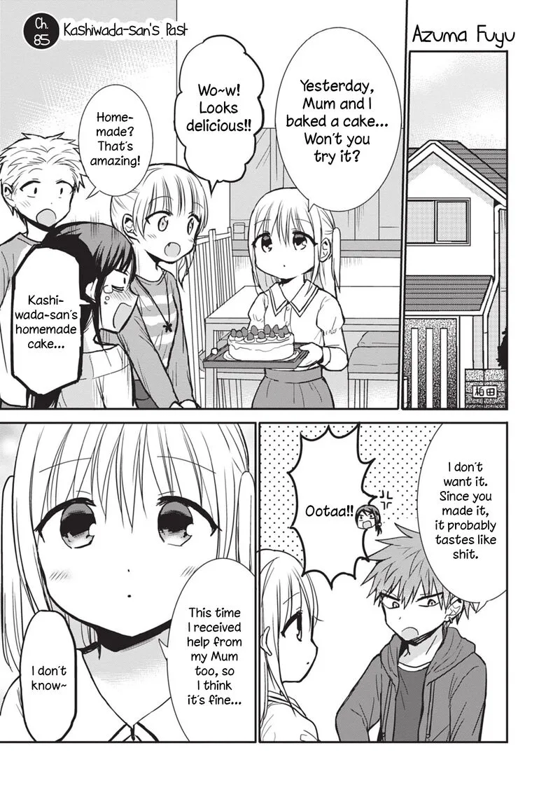 Kao ni denai Kashiwada-san to Kao ni deru Ota-kun Chapter 85 page 1