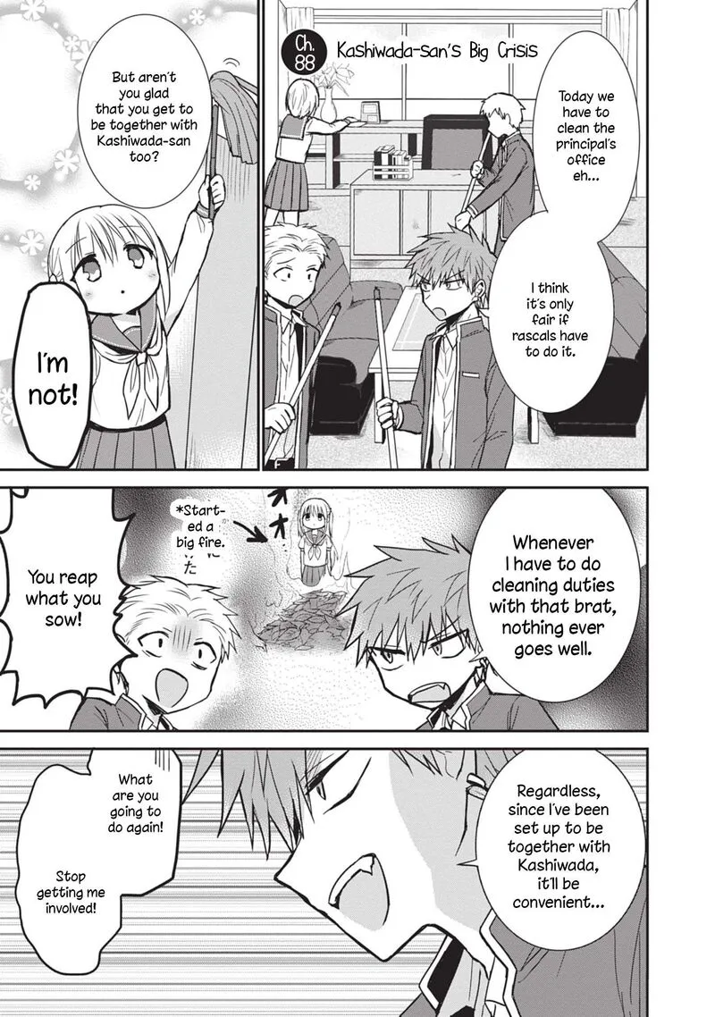 Kao ni denai Kashiwada-san to Kao ni deru Ota-kun Chapter 88 page 5
