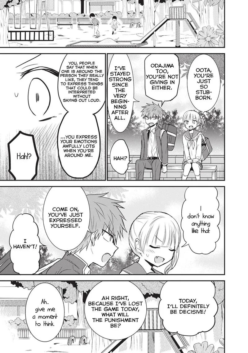 Kao ni denai Kashiwada-san to Kao ni deru Ota-kun Chapter 89 page 9