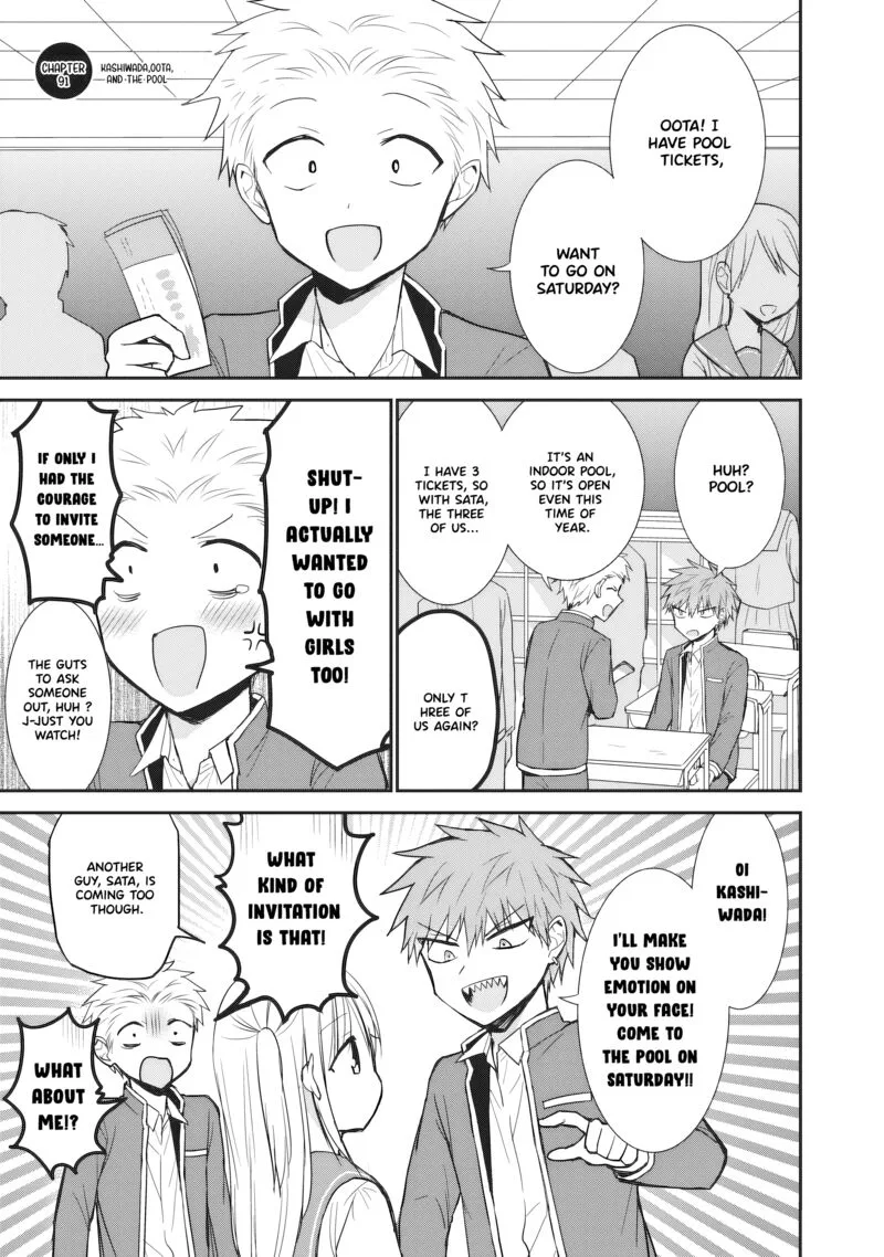 Kao ni denai Kashiwada-san to Kao ni deru Ota-kun Chapter 91 page 2
