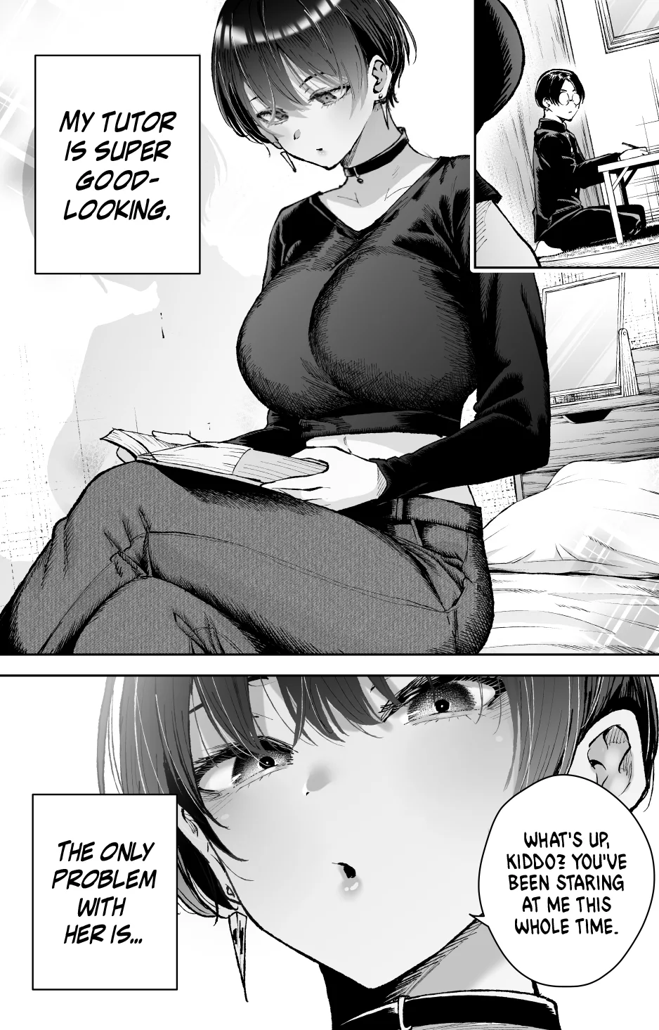 Kao no Yoi Boisshu Oneesan Chapter 12 page 1