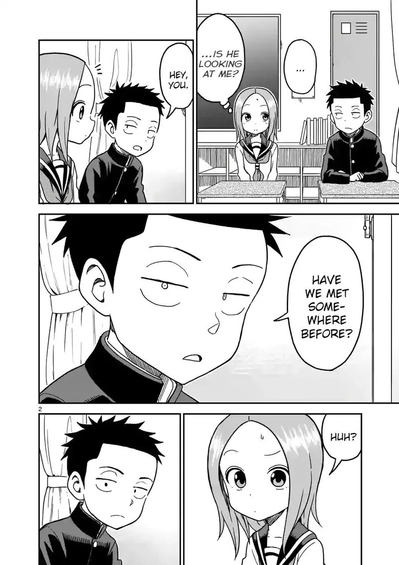Karakai Jouzu no (Moto) Takagi-san Chapter 100 page 2
