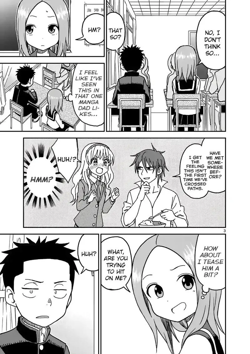 Karakai Jouzu no (Moto) Takagi-san Chapter 100 page 3