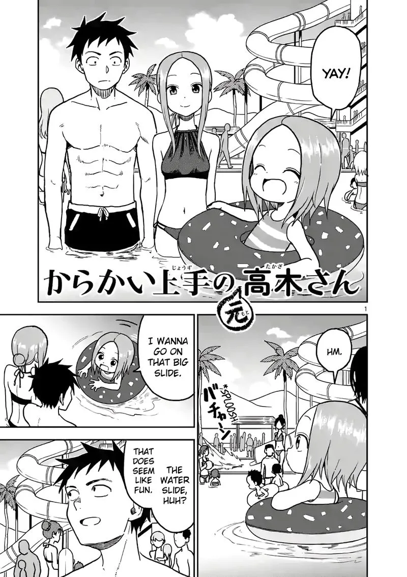 Karakai Jouzu no (Moto) Takagi-san Chapter 102 page 1