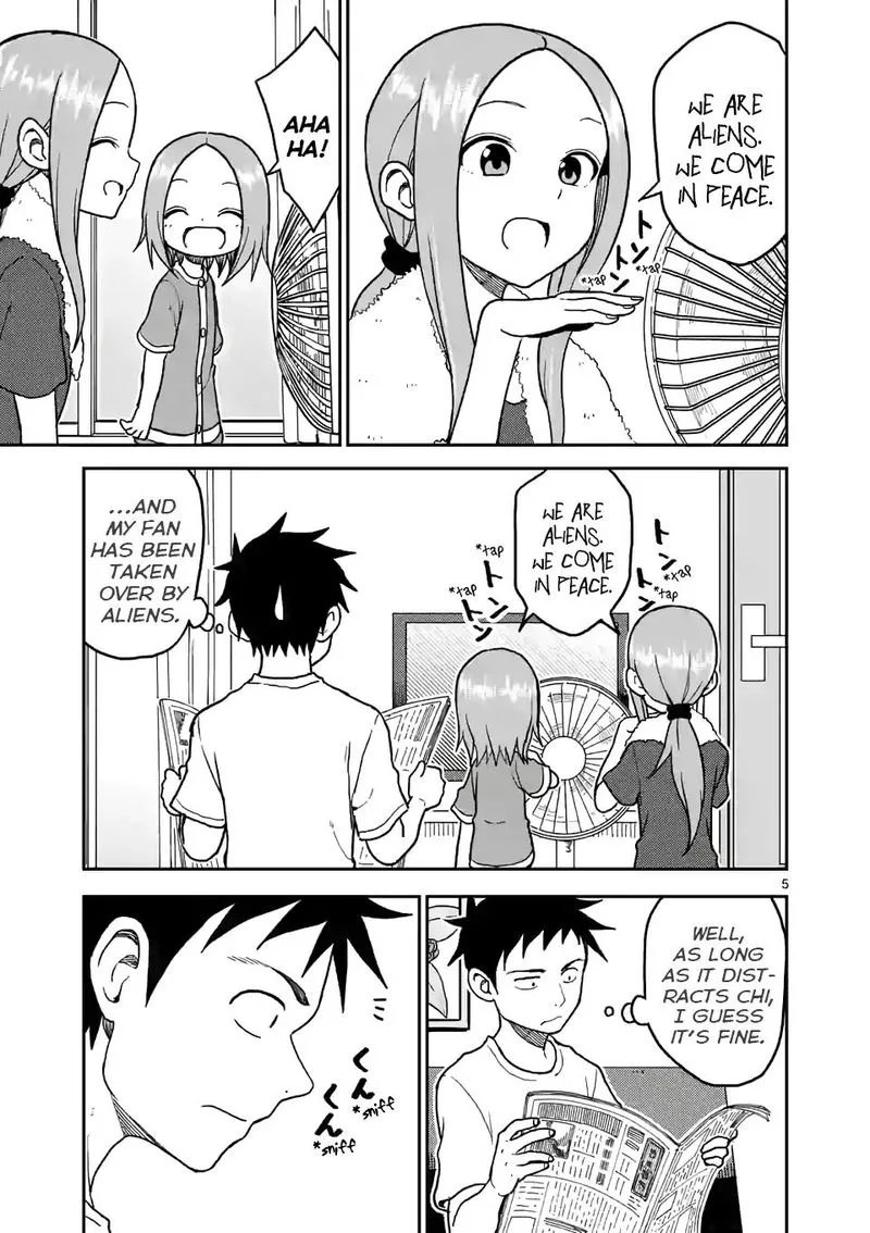 Karakai Jouzu no (Moto) Takagi-san Chapter 104 page 5