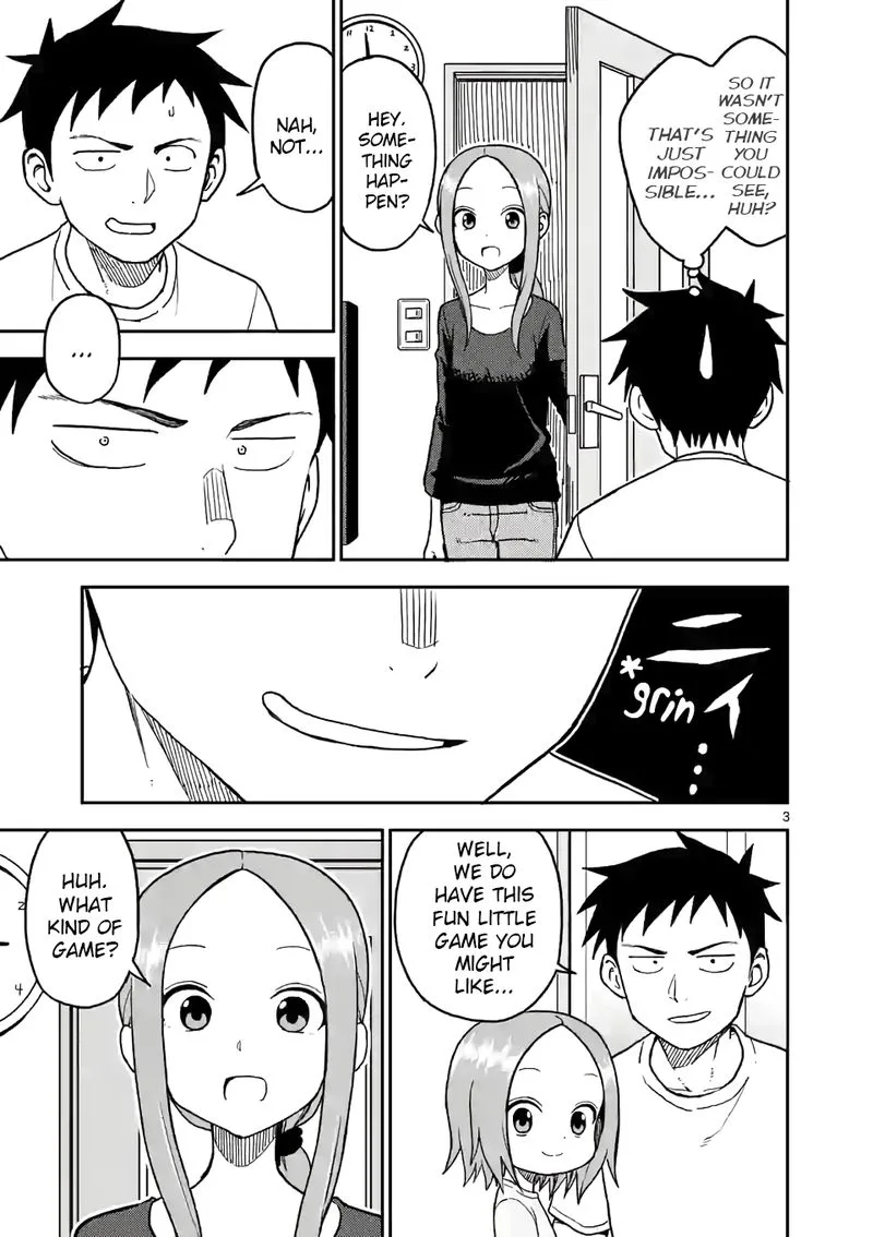 Karakai Jouzu no (Moto) Takagi-san Chapter 107 page 3