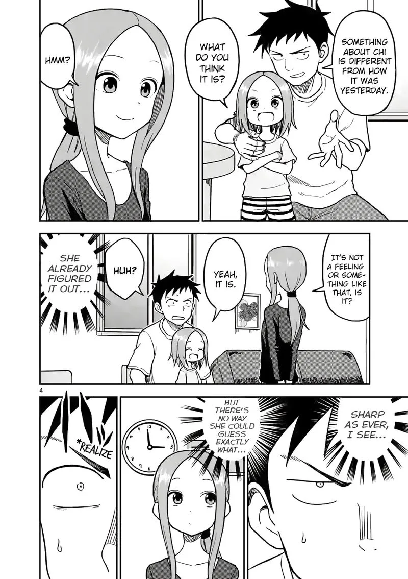 Karakai Jouzu no (Moto) Takagi-san Chapter 107 page 4