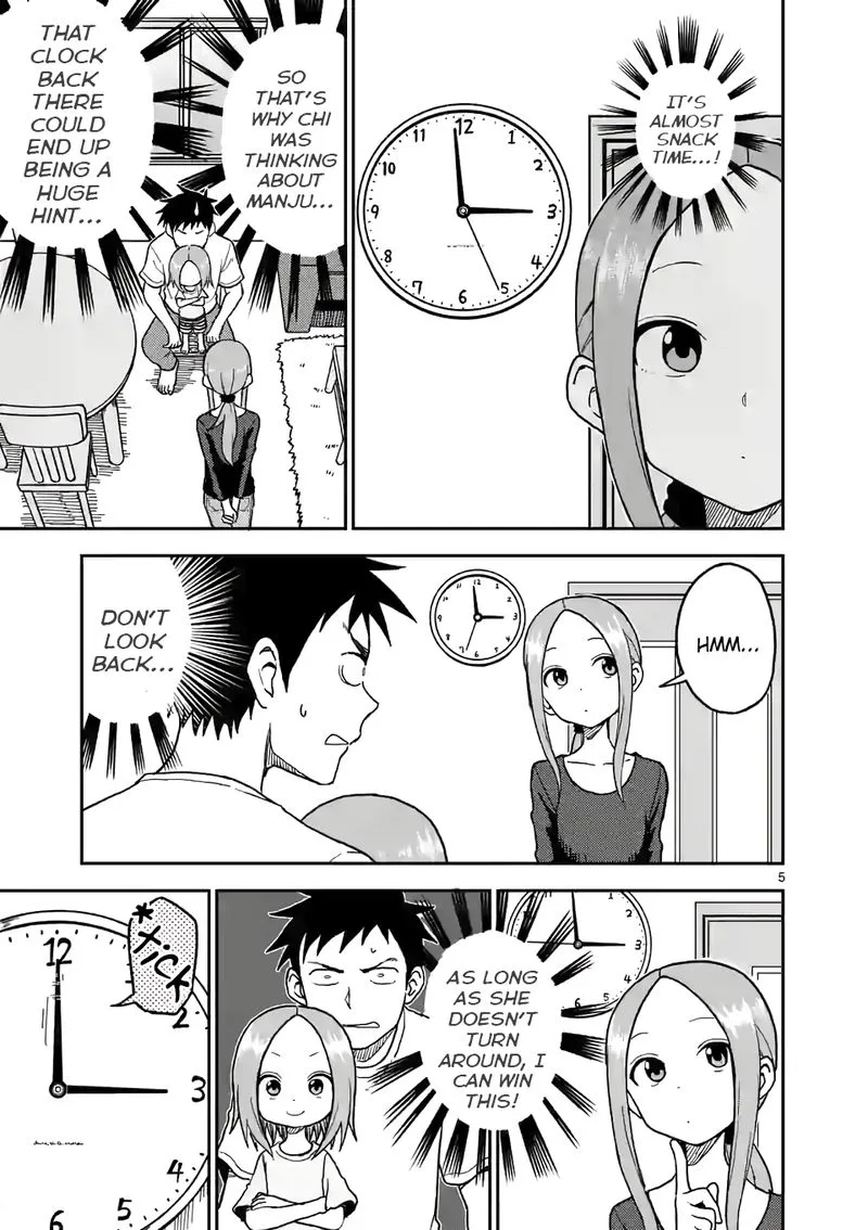 Karakai Jouzu no (Moto) Takagi-san Chapter 107 page 5