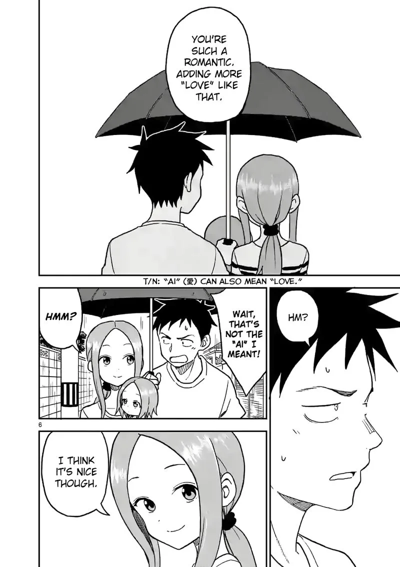 Karakai Jouzu no (Moto) Takagi-san Chapter 108 page 6