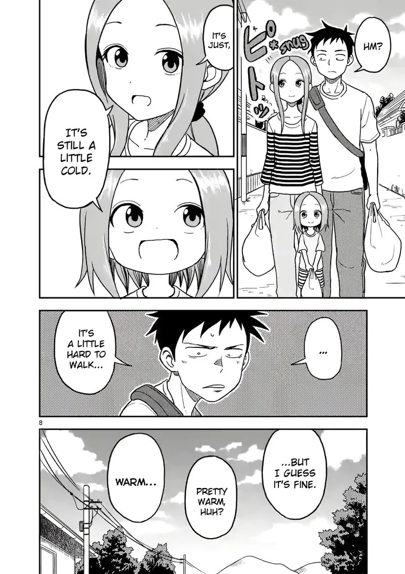 Karakai Jouzu no (Moto) Takagi-san Chapter 108 page 8