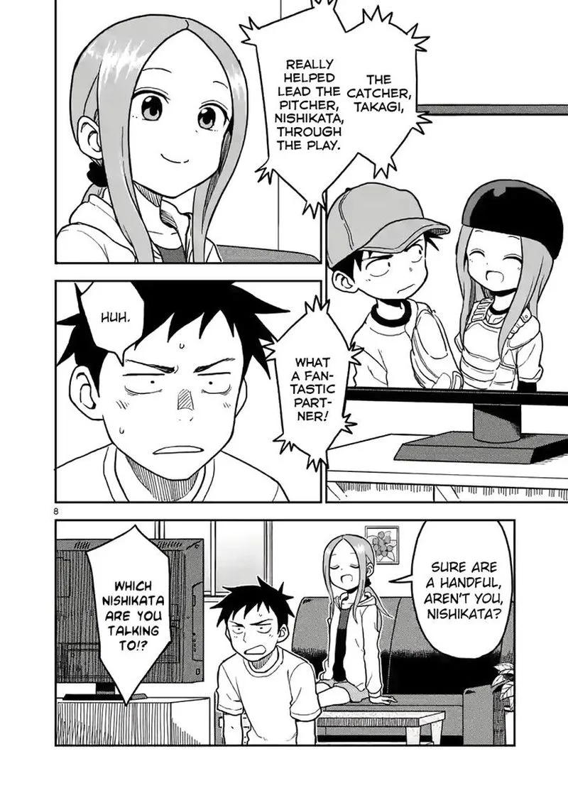 Karakai Jouzu no (Moto) Takagi-san Chapter 109 page 8