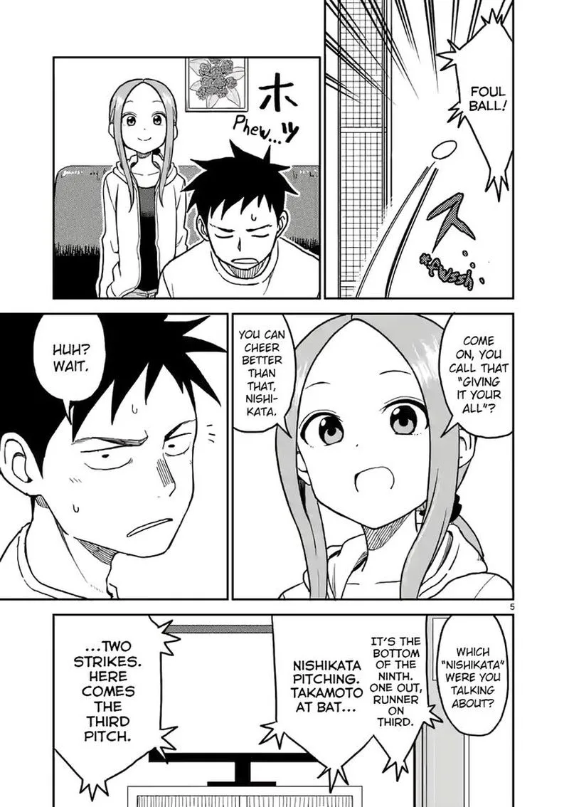 Karakai Jouzu no (Moto) Takagi-san Chapter 109 page 5