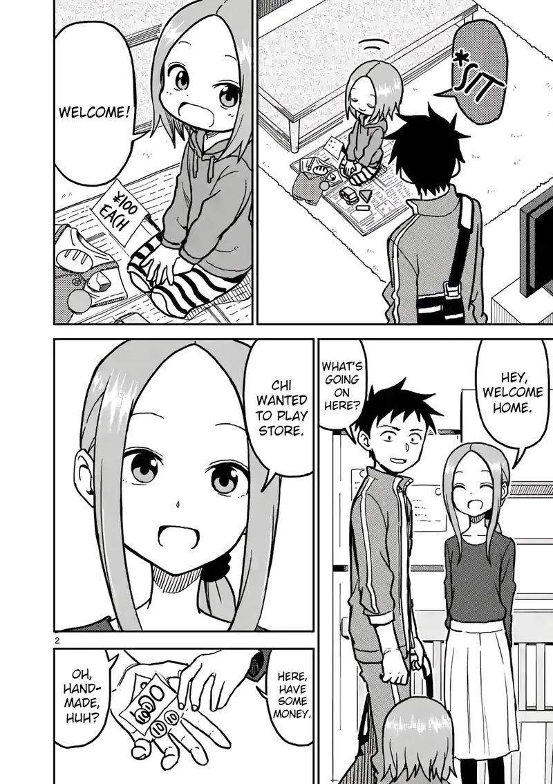 Karakai Jouzu no (Moto) Takagi-san Chapter 111 page 2