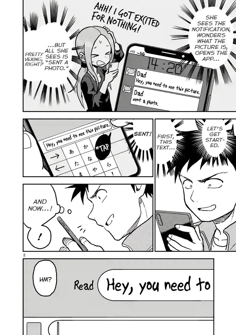 Karakai Jouzu no (Moto) Takagi-san Chapter 113 page 2