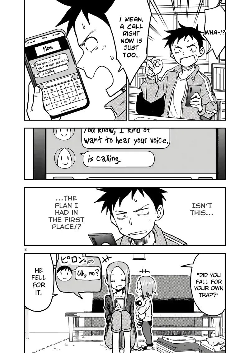 Karakai Jouzu no (Moto) Takagi-san Chapter 113 page 8