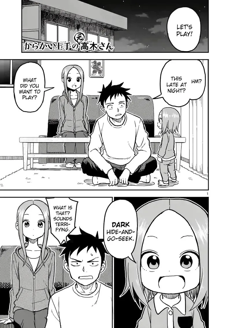 Karakai Jouzu no (Moto) Takagi-san Chapter 114 page 1