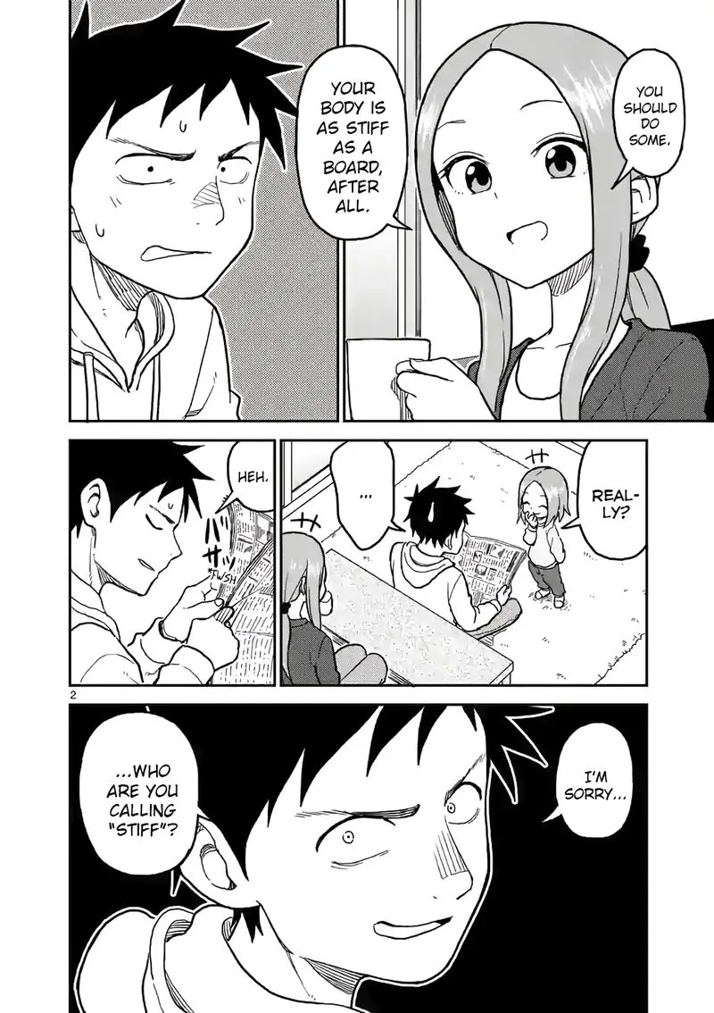 Karakai Jouzu no (Moto) Takagi-san Chapter 115 page 2