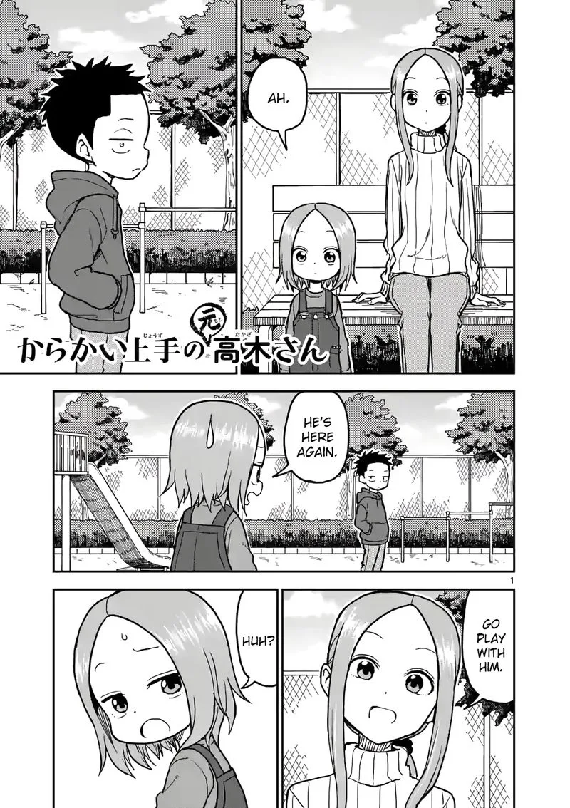 Karakai Jouzu no (Moto) Takagi-san Chapter 116 page 1