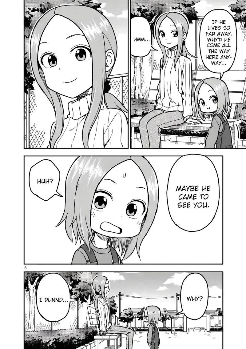 Karakai Jouzu no (Moto) Takagi-san Chapter 116 page 8