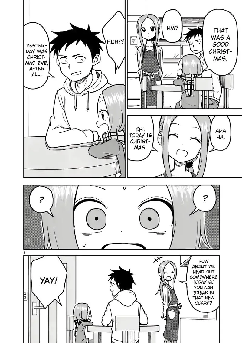 Karakai Jouzu no (Moto) Takagi-san Chapter 117 page 8