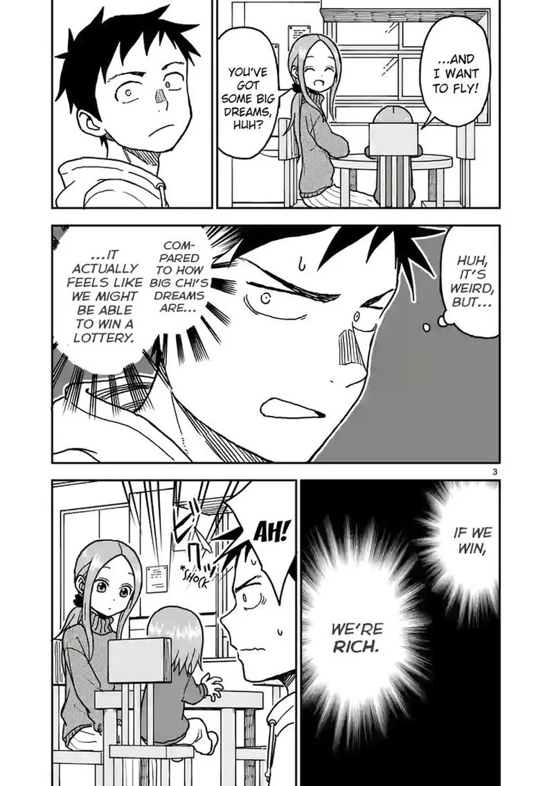 Karakai Jouzu no (Moto) Takagi-san Chapter 119 page 3