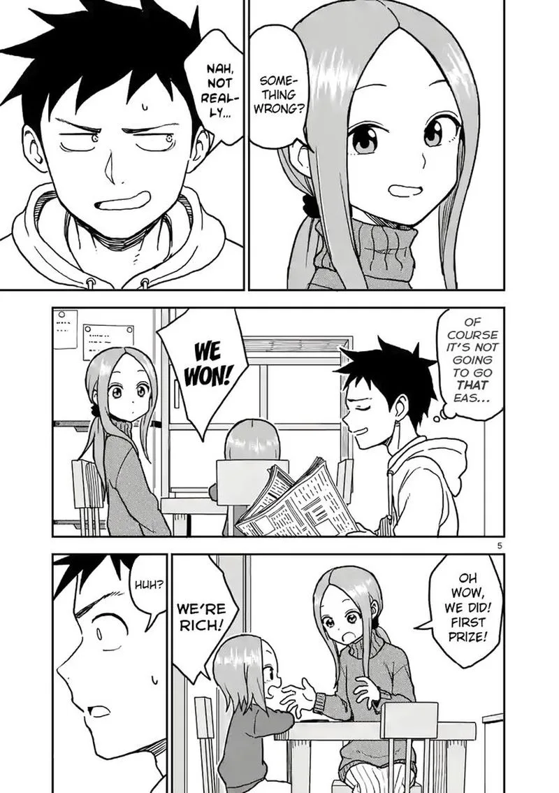 Karakai Jouzu no (Moto) Takagi-san Chapter 119 page 5