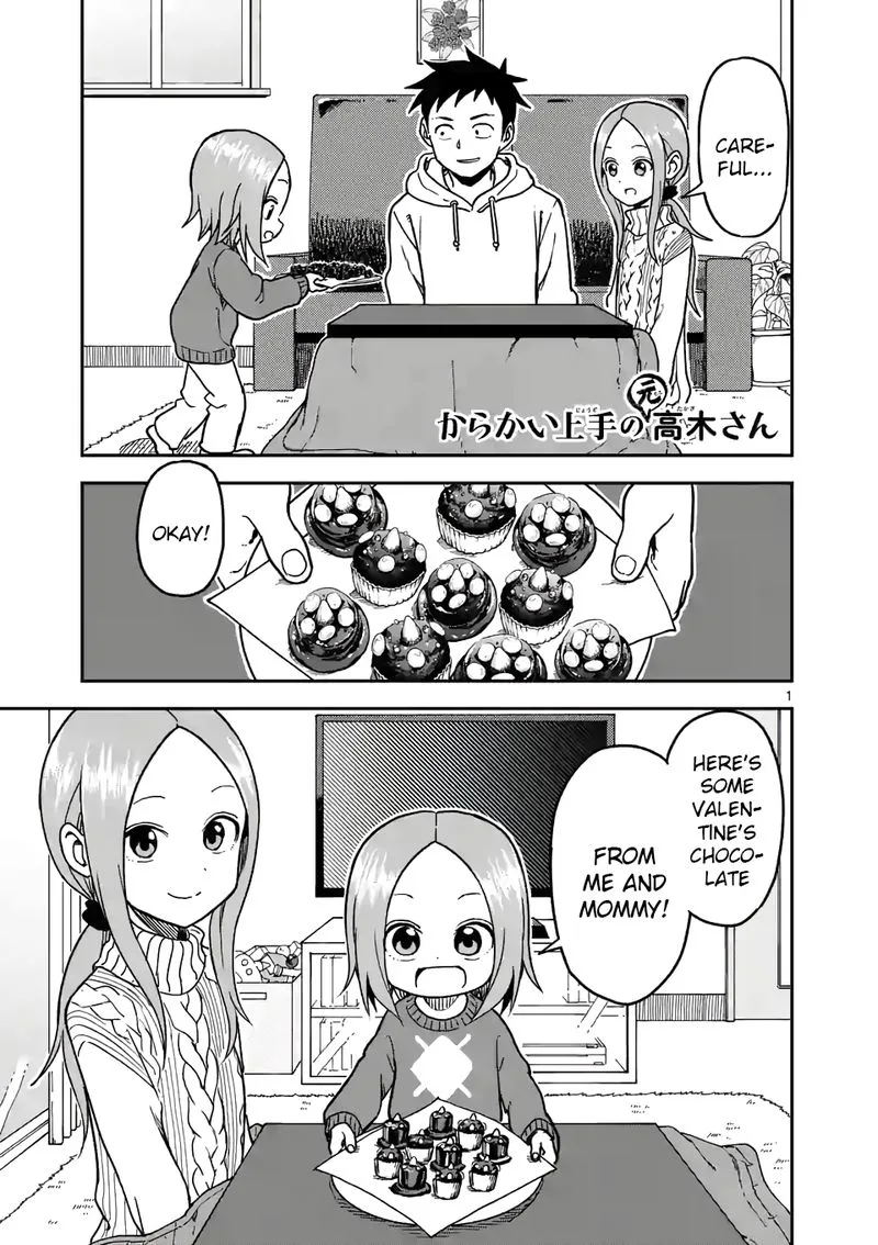 Karakai Jouzu no (Moto) Takagi-san Chapter 122 page 1