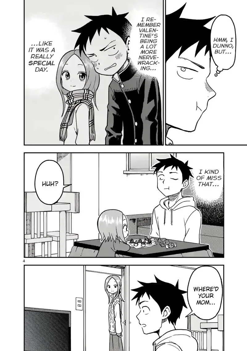 Karakai Jouzu no (Moto) Takagi-san Chapter 122 page 4
