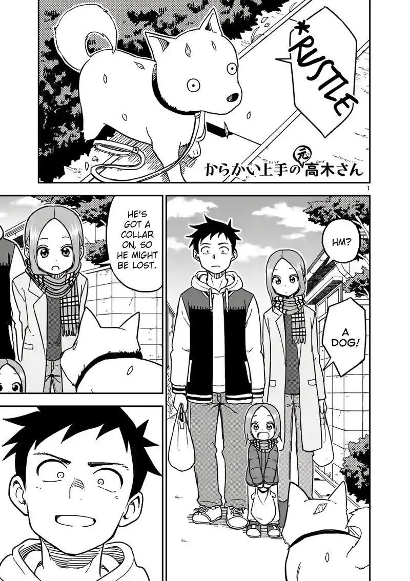 Karakai Jouzu no (Moto) Takagi-san Chapter 123 page 1