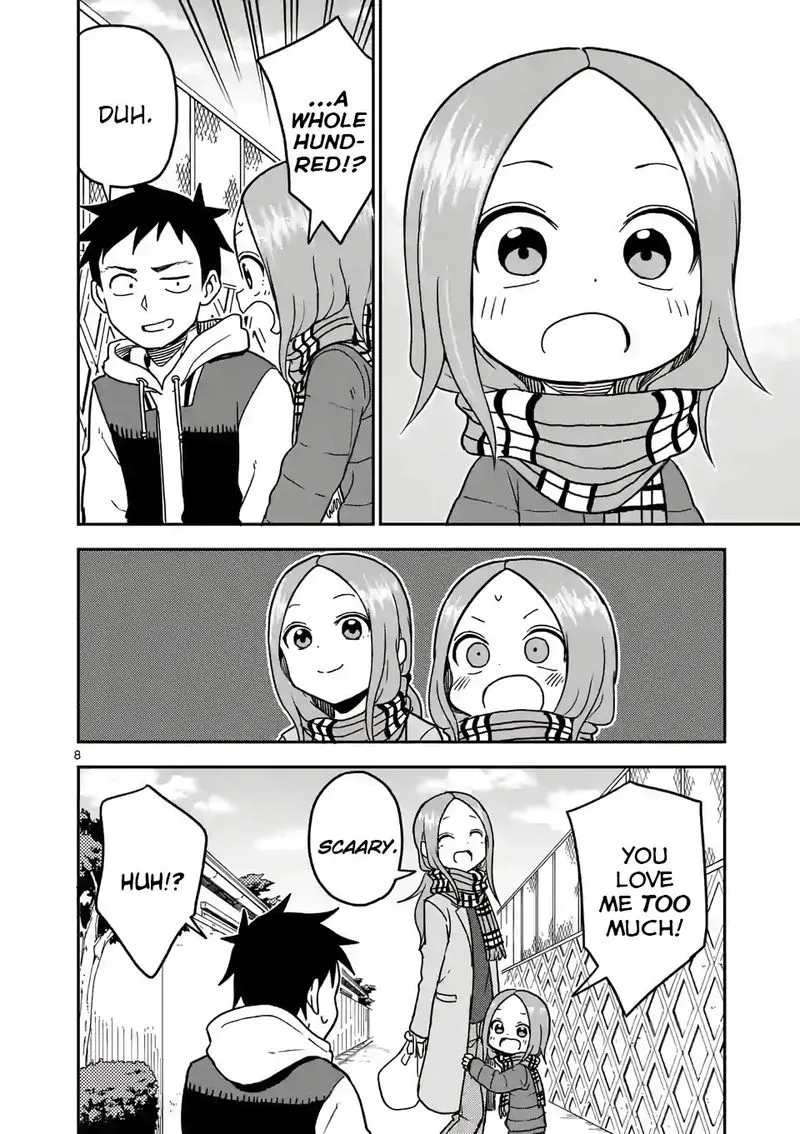 Karakai Jouzu no (Moto) Takagi-san Chapter 123 page 8