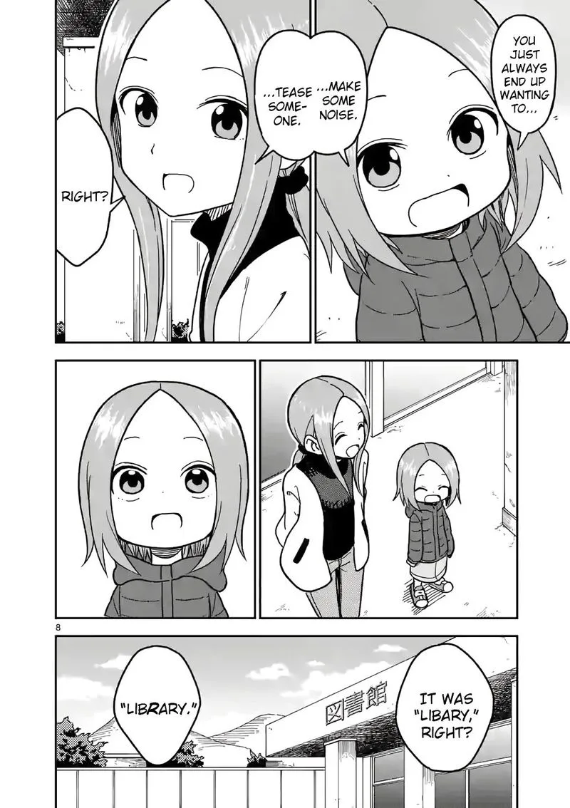 Karakai Jouzu no (Moto) Takagi-san Chapter 124 page 8