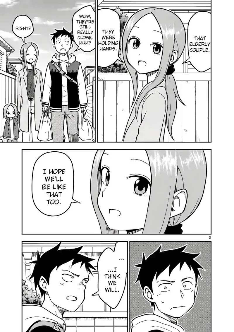 Karakai Jouzu no (Moto) Takagi-san Chapter 125 page 3