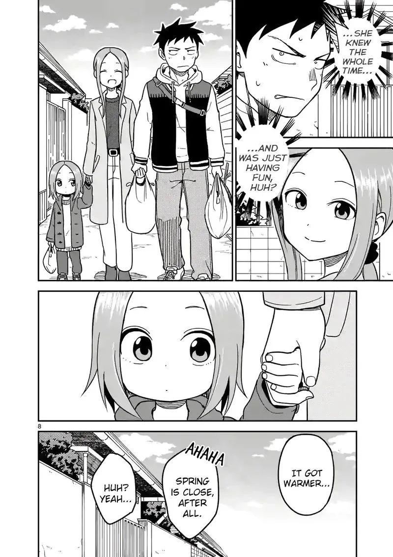 Karakai Jouzu no (Moto) Takagi-san Chapter 125 page 8