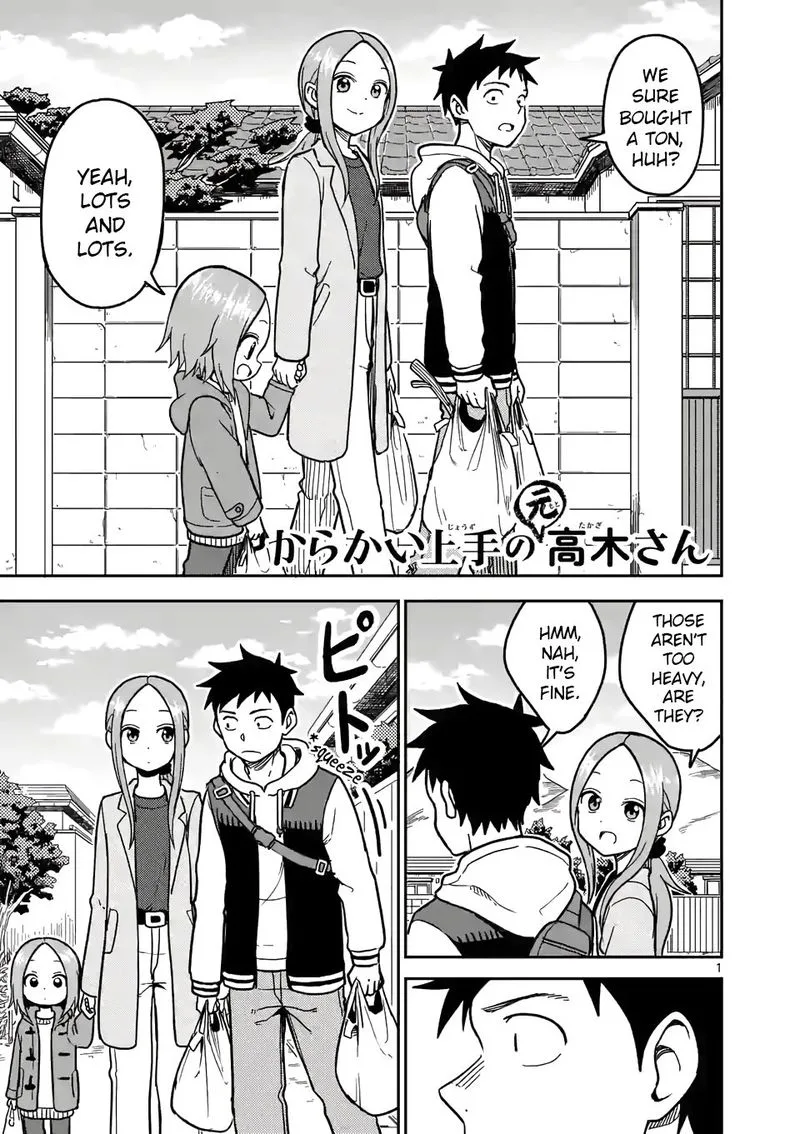 Karakai Jouzu no (Moto) Takagi-san Chapter 125 page 1